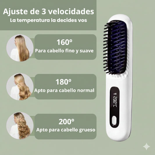 Cepillo Alisador Inhalambrico - Novabrush™