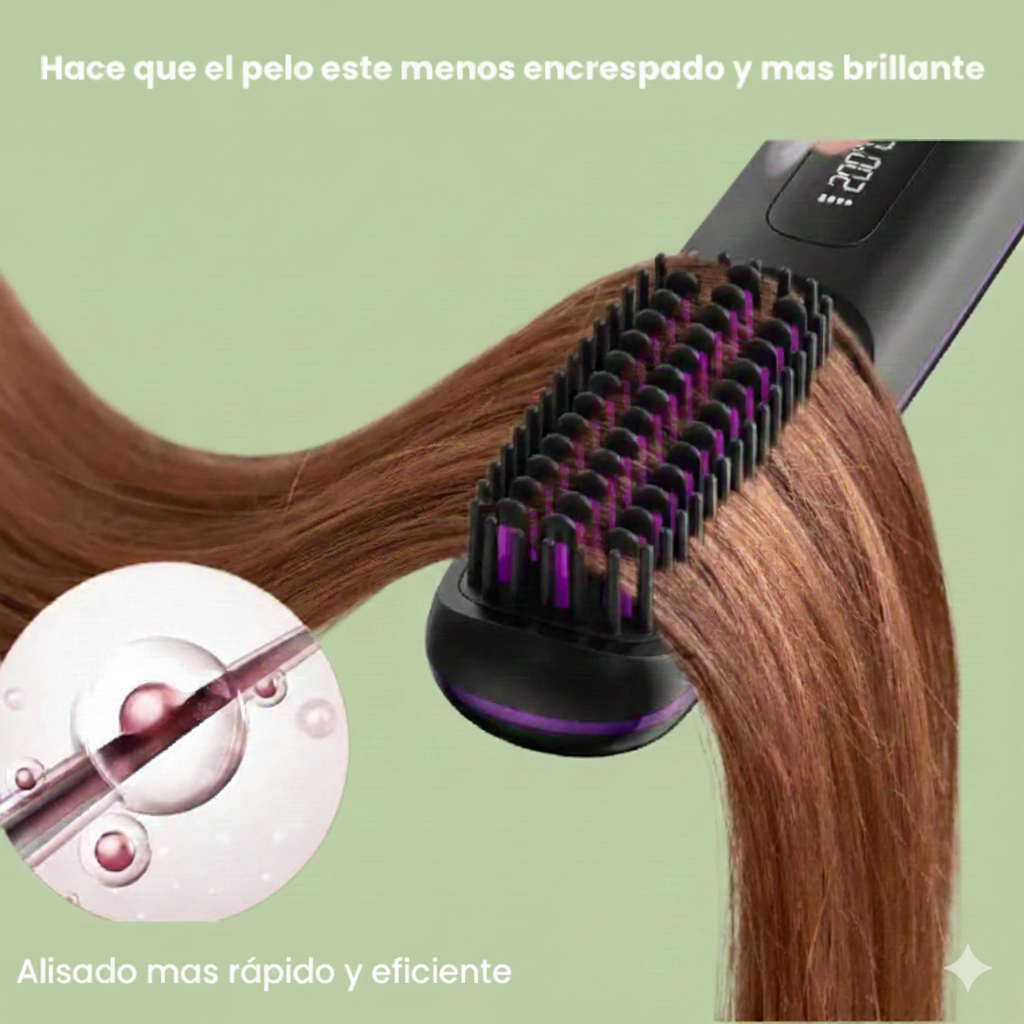 Cepillo Alisador Inhalambrico - Novabrush™