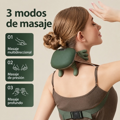 Masajeador cervical 4D con tres modos de masaje