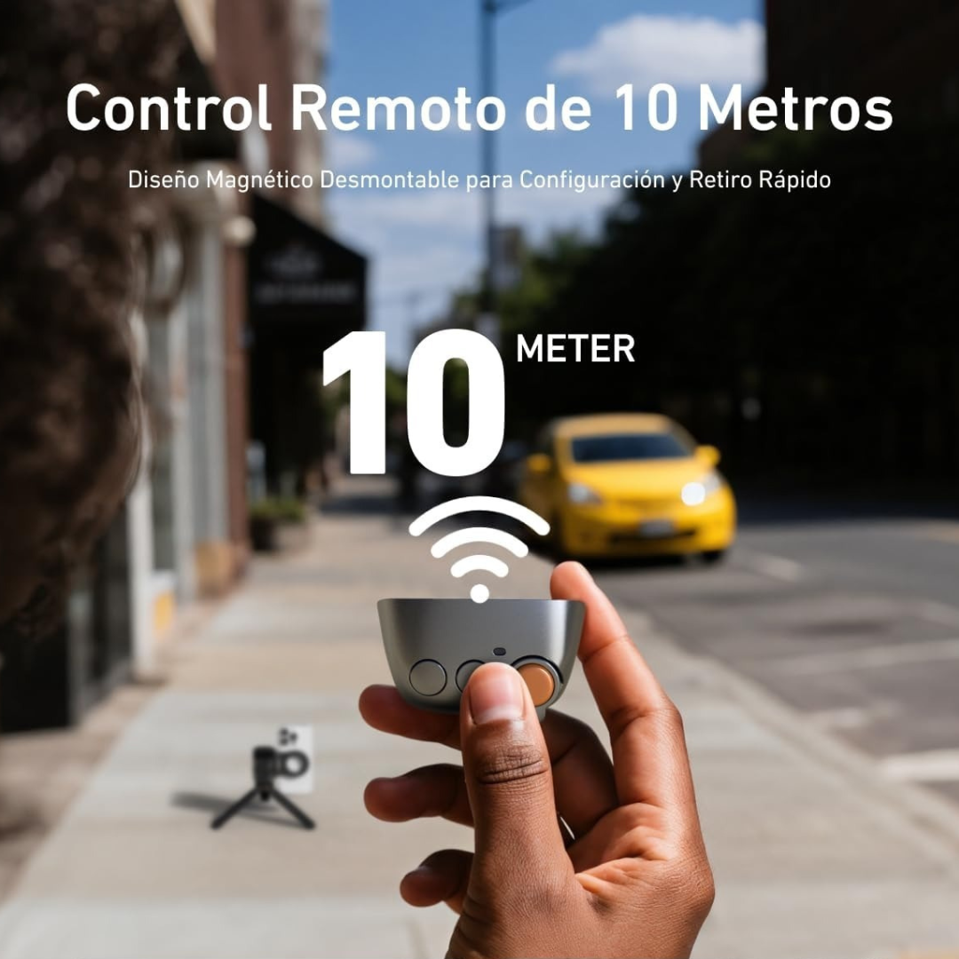 Control remoto Bluetooth de 10 metros para grip magnético TELESIN