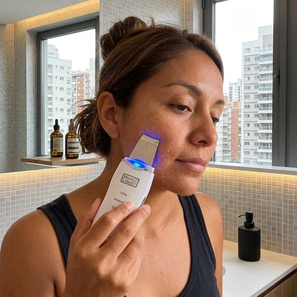 Limpiador Facial Ultrasónico 3 en 1