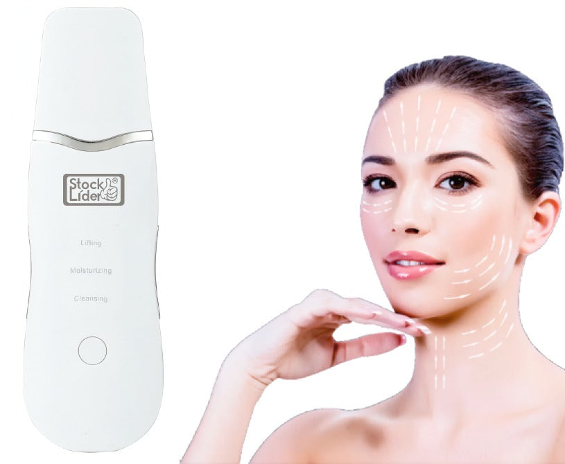 Limpiador facial ultrasónico portátil con 3 modos de uso