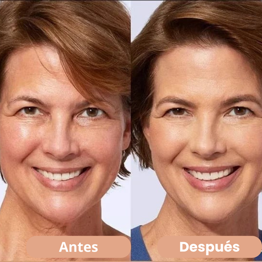 Resultados Antes y Después Base de Maquillaje 4 en 1 - Cobertura Natural y Acabado Luminoso