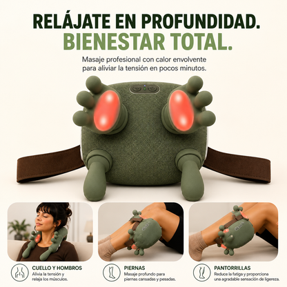 Masajeador cervical 4D para relajación profunda y bienestar total
