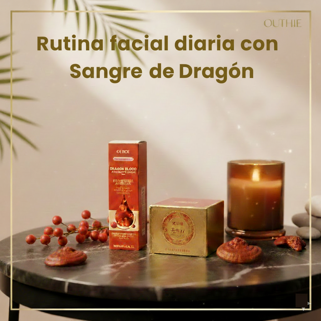 Rutina facial diaria con Sangre de Dragón - centrado